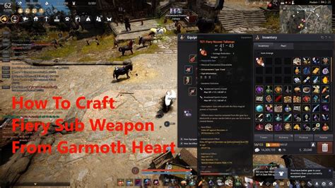 garmoth|garmoth heart sub weapon.